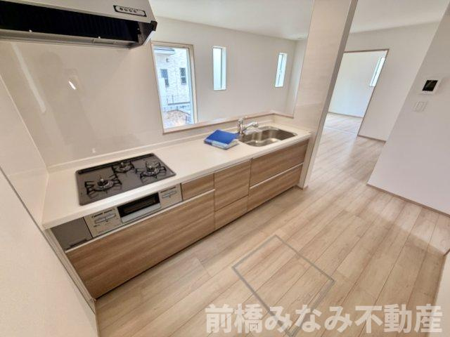 【新築】前橋市六供町1丁目　限定１棟　ハートフルタウン　新築建売のキッチン|キッチンです