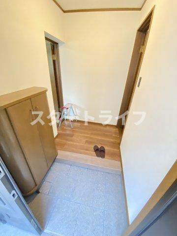 大阪市淀川区西中島２丁目の賃貸マンションの玄関