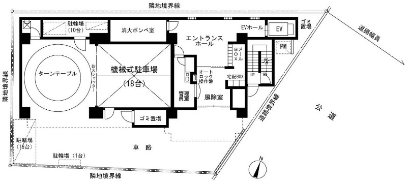 ガーラ横濱南の区画図