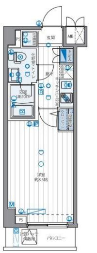 パティーナ住吉の間取り