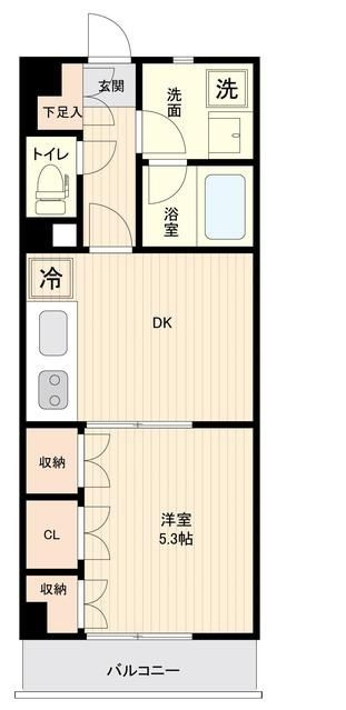 カワノマンション新小岩の間取り|間取りです。