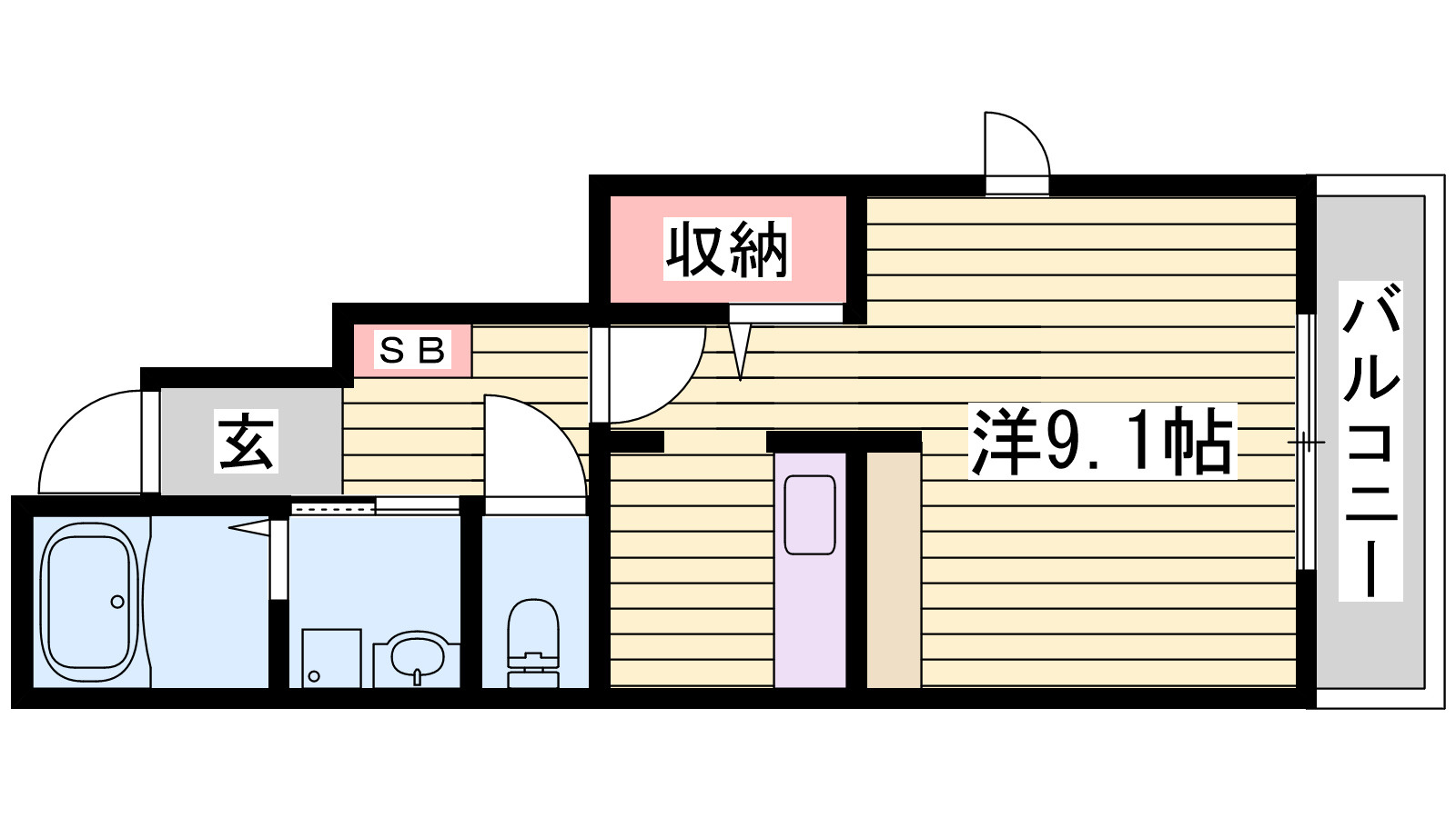 スプリング　ブリーズの間取り
