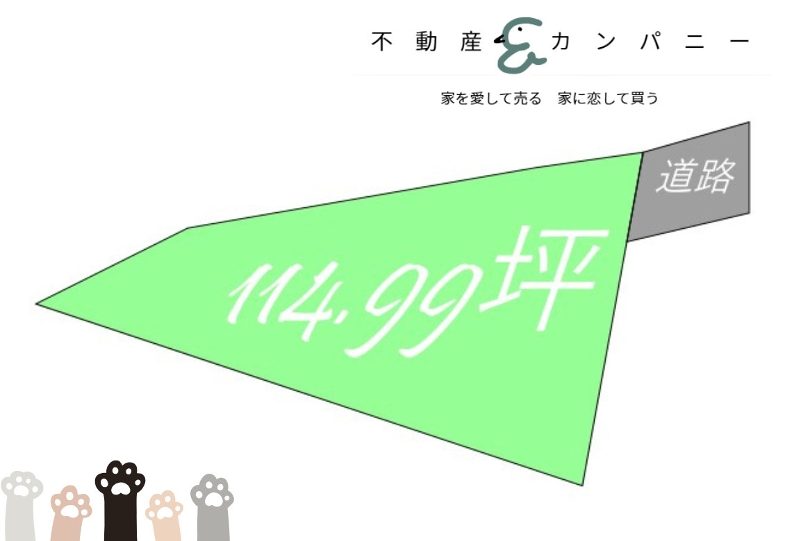 鷹子町のおトチの土地図
