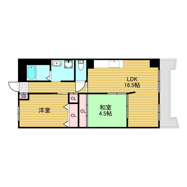 新大阪南愛ビルの間取り