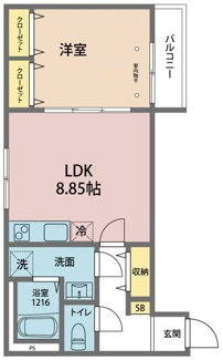 【間取り】 | カインドネス一之江 | 間取りです。