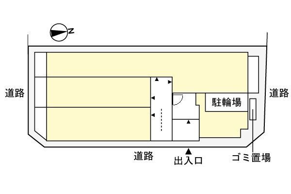 スカイノッツ北赤羽の区画図