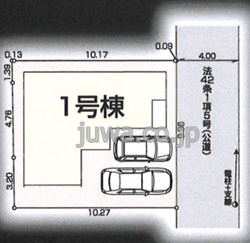 【新築分譲住宅】川越大字砂新田の区画図