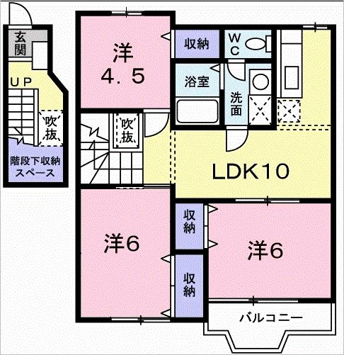 アレグラールⅡの間取り