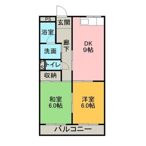 ニッチェル平洲の間取り