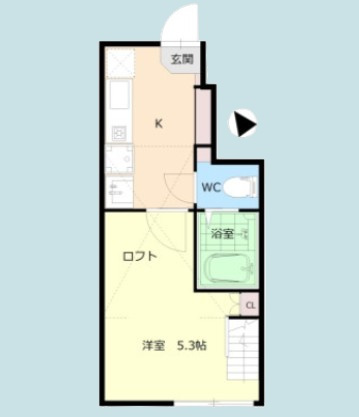 ロフトステアの間取り