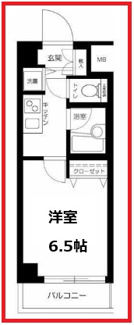 【間取り】 | プレール・ドゥーク錦糸町
