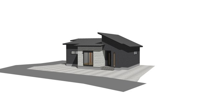 ☆最高基準の耐震等級3取得☆タスリエPLUS西間下町の外観パース|最高基準の耐震等級3＆省令準耐火構造＆ZEH水準仕様