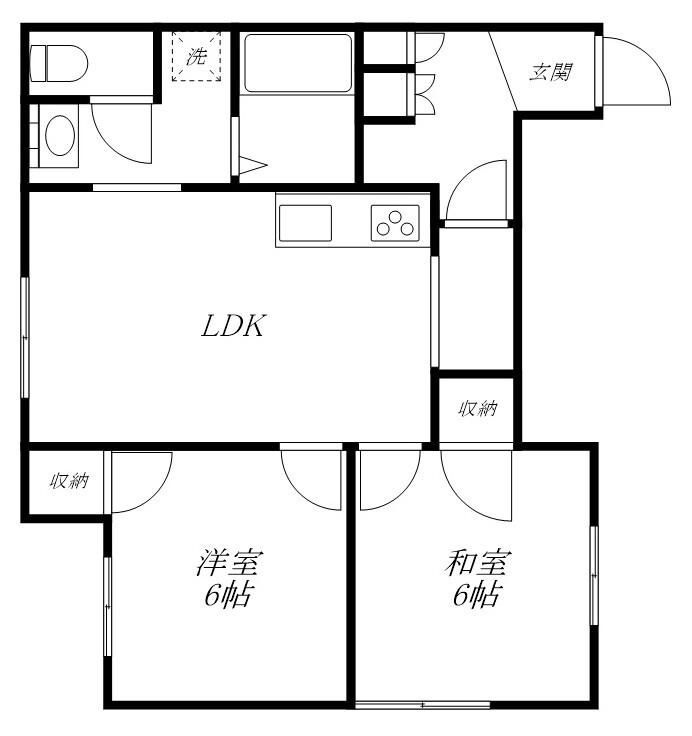 プチメゾンＫの間取り