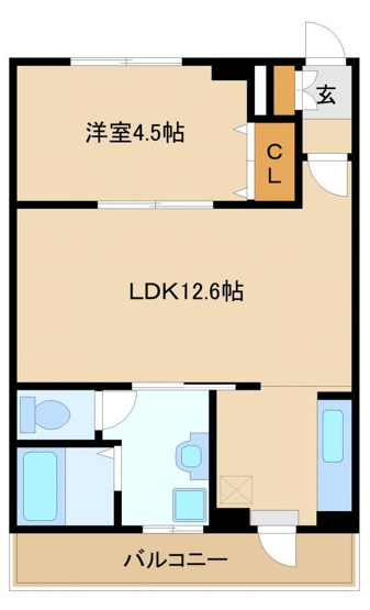 【間取り】 | メープル本橋ビル3番館