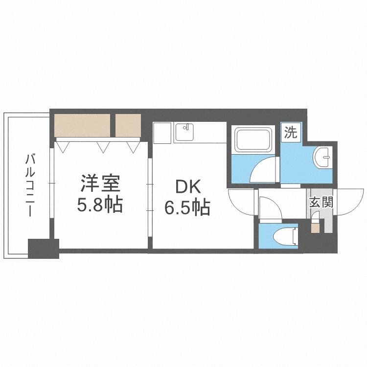 マルミーナ今里の間取り