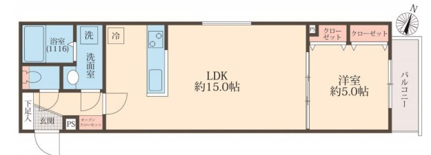 ミリアビタ習志野駅前の間取り