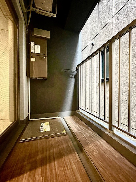 ウエンズ阿波座西のバルコニー