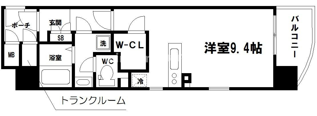 クラウンハイム本町EASTの間取り