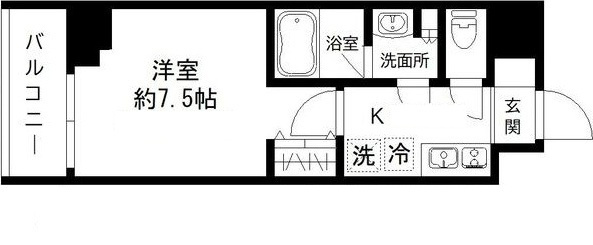 ＧＲＡＮＤ三軒茶屋ＷＥＳＴの間取り|間取りです。