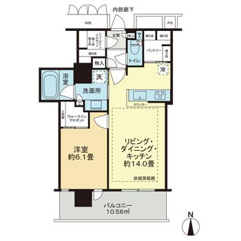 北浜ミッドタワーの間取り