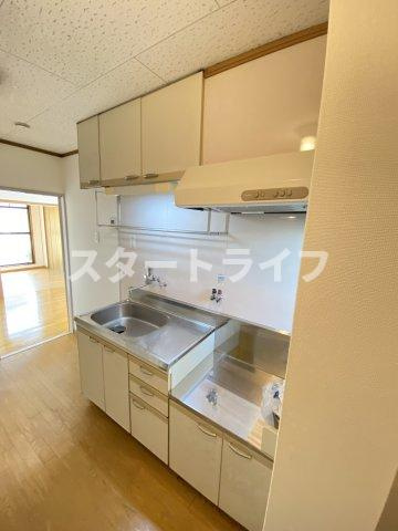 大阪市淀川区西中島１丁目の賃貸マンションのキッチン