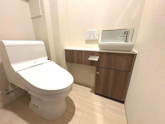 ブランズシティ千里古江台のトイレ|ゆったりとした空間のトイレです