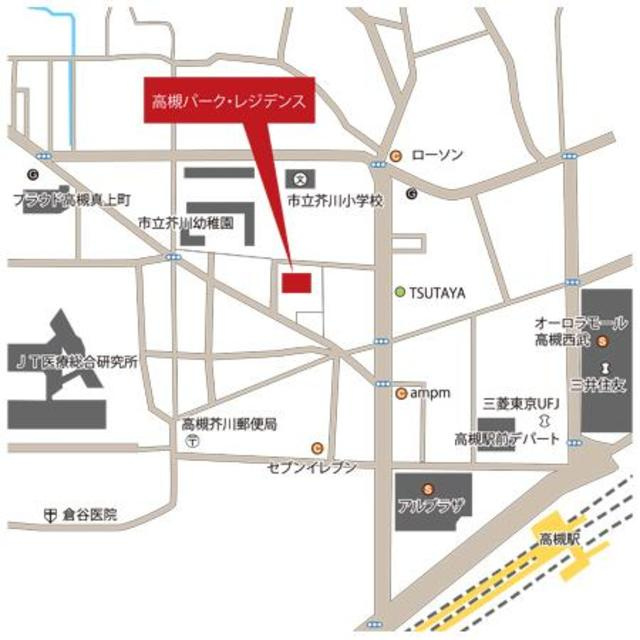 高槻パーク・レジデンスの地図