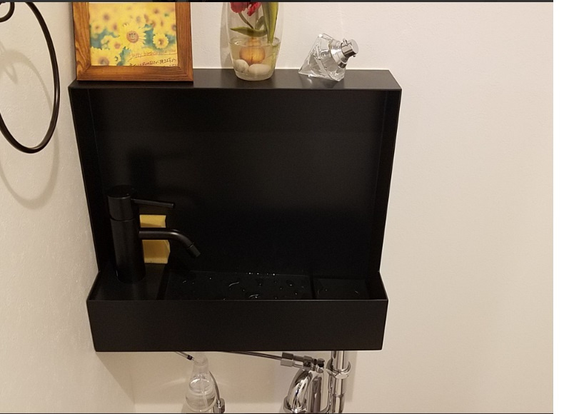 ソシエ北大阪壱期棟のトイレ|トイレ内手洗い