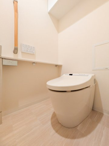 リバーガーデンECOシティアリスの森のトイレ|落ち着いた色調のトイレです