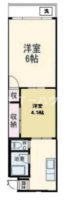 島本コーポの間取り