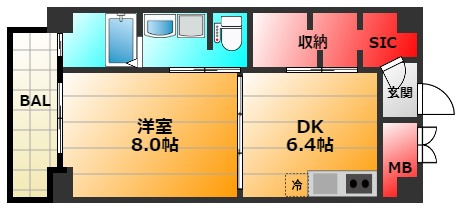 レユニール優の間取り