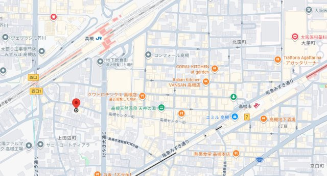 上田辺薩摩マンションの地図