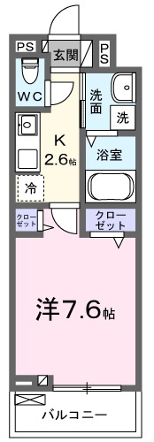 ベルメール大蔵海岸の間取り