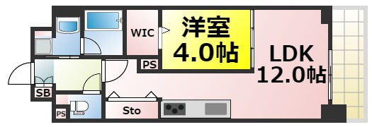 【間取り】 | ビビアンパレス桜川公園 仲介手数料無料
