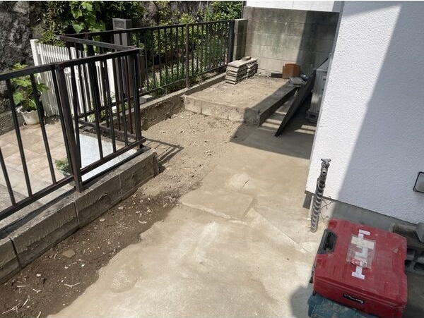 長久手市片平戸建ての庭