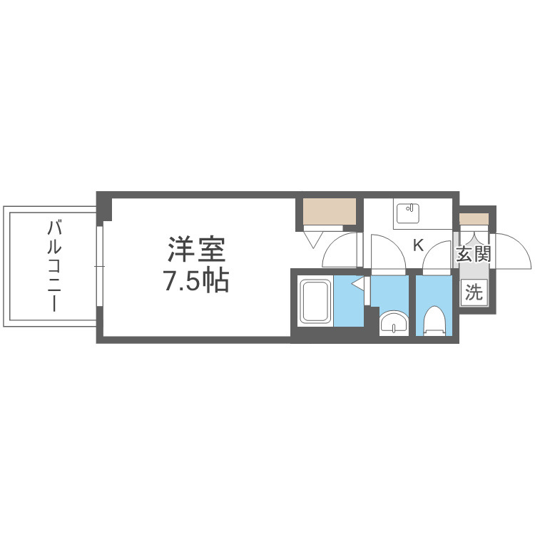フォーリアライズ天王寺ソリオの間取り