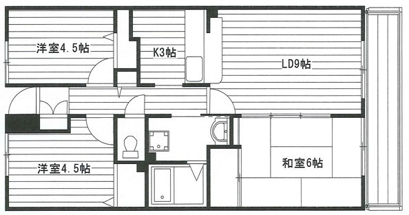 アボリアス白鷺の間取り