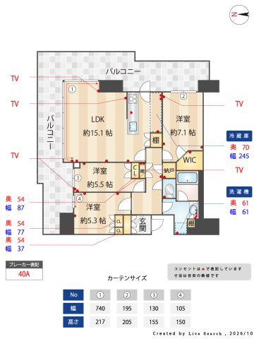 プラウドタワー神戸垂水の間取り|3ＳLDK