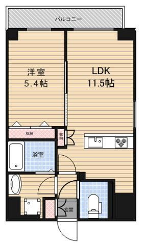 ＲＩＤＧＥ王子神谷の間取り