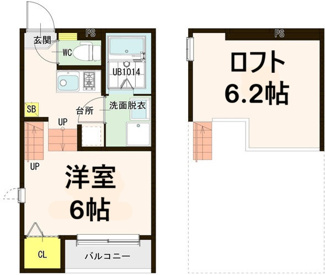 【間取り】 | Arbre志賀本通
