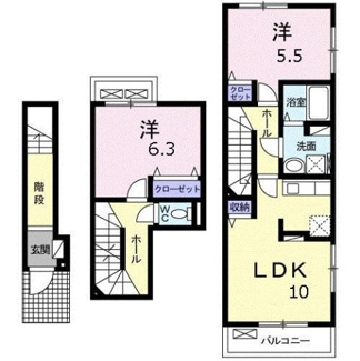 【間取り】 | レガーメ　清原台