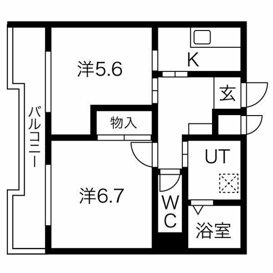 【間取り】 | メゾンドール永塚