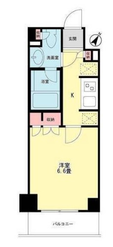 コスモリード目黒学芸大学イーストの間取り