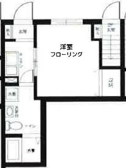ＲＯＷ　ＨＯＵＳＥ　大崎の間取り|間取りです。