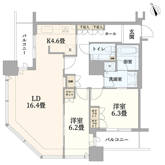 【間取り】 | 銀座タワー