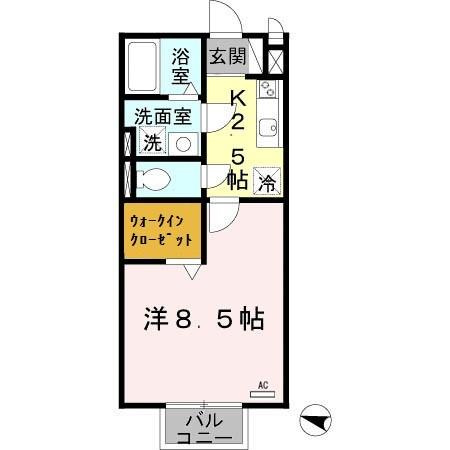 メゾン・ド・モンテノールの間取り