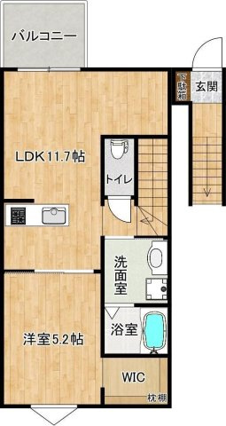 GROOM泗水Bの間取り