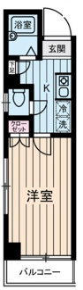 【間取り】 | ジュネスＭ | 間取りです。