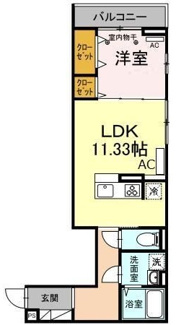 【間取り】 | アナシエ亀有 | 間取りです。