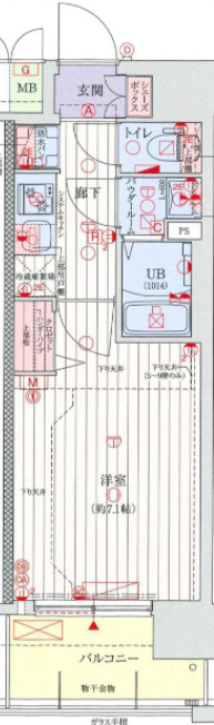 クリスタルグランツＯＳＡＫＡ　ＷＥＳＴ　ＧＡＴＥの間取り